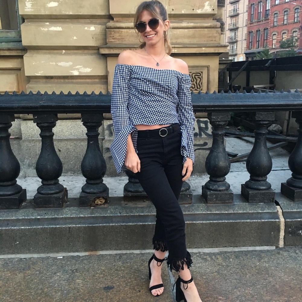 Off shoulder blouse